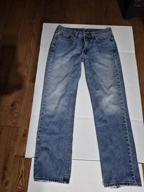 Classic 514 Levi's Men's Blue Straight-Leg Jeans Size 32" X 32'